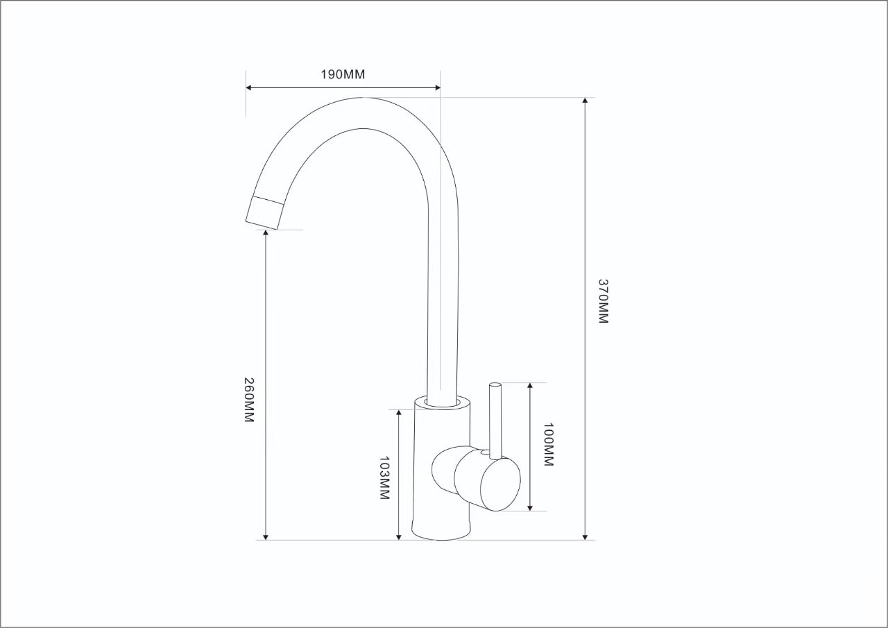 sink stand high faucet